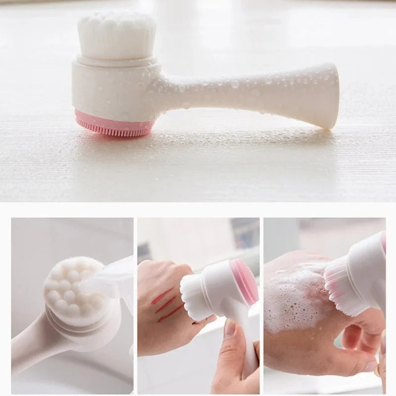 3D Silicone Face Brush – Deep Clean, Gentle Glow