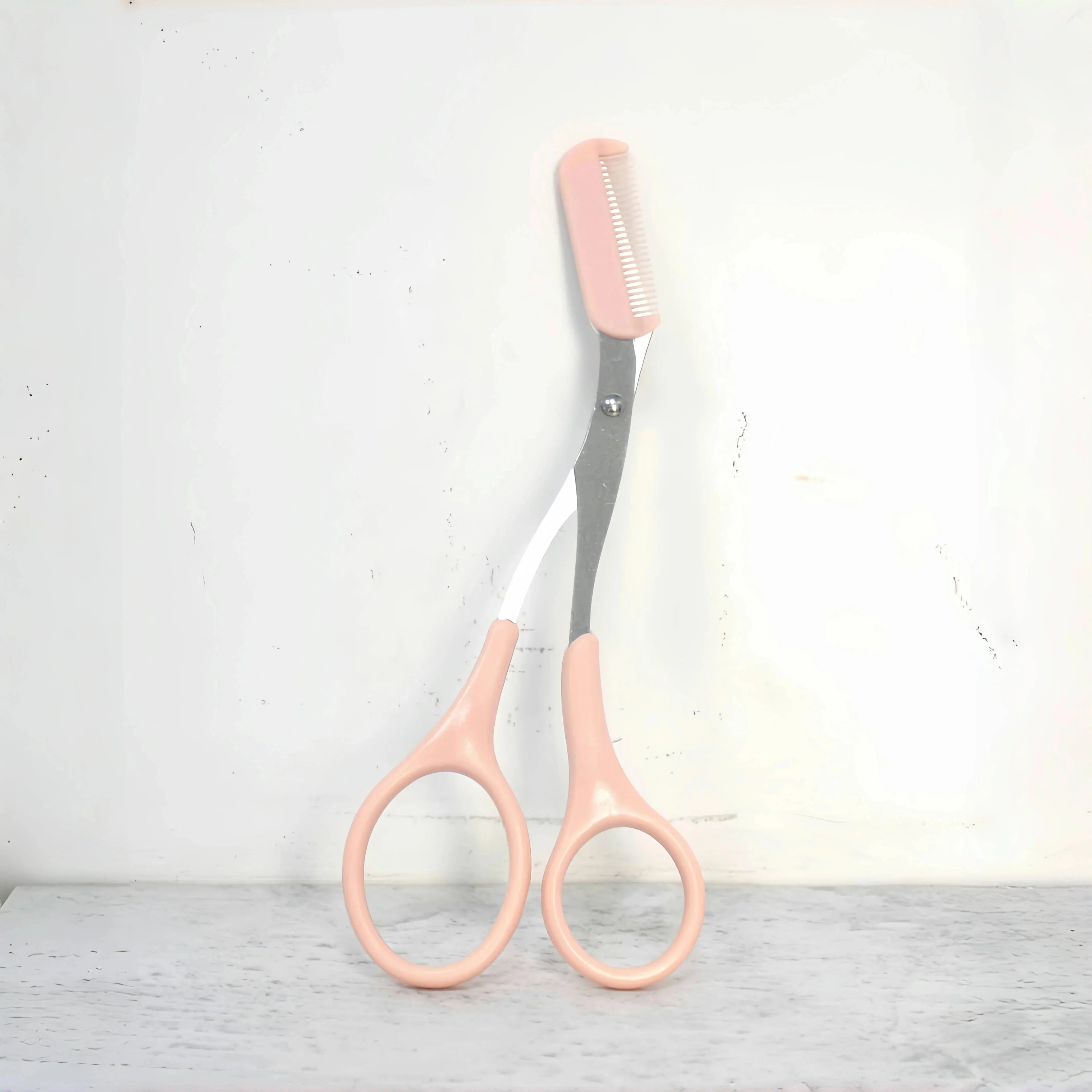 Eyebrow Scissors with Built-In Comb