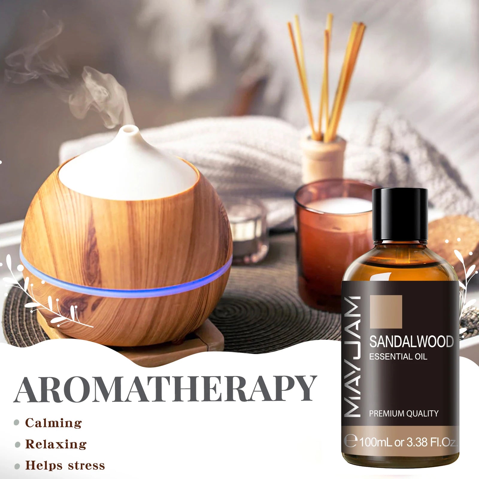 🌸 MAYJAM 100ML Essential Oil with Dropper