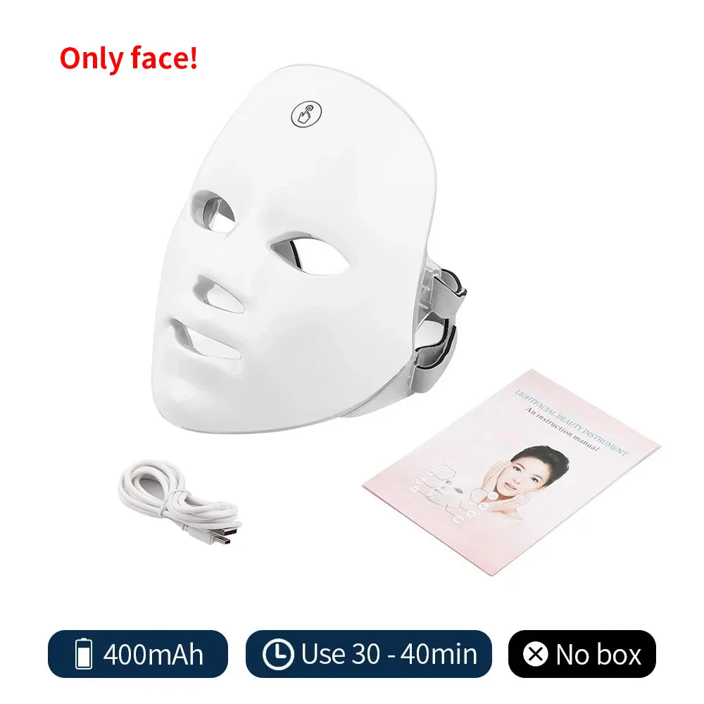 7-Color LED Face & Neck Mask – Lift, Glow, Rejuvenate