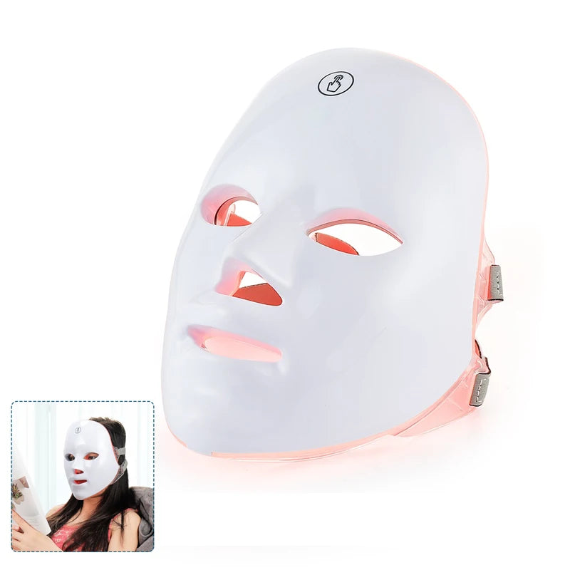 7-Color LED Face & Neck Mask – Lift, Glow, Rejuvenate