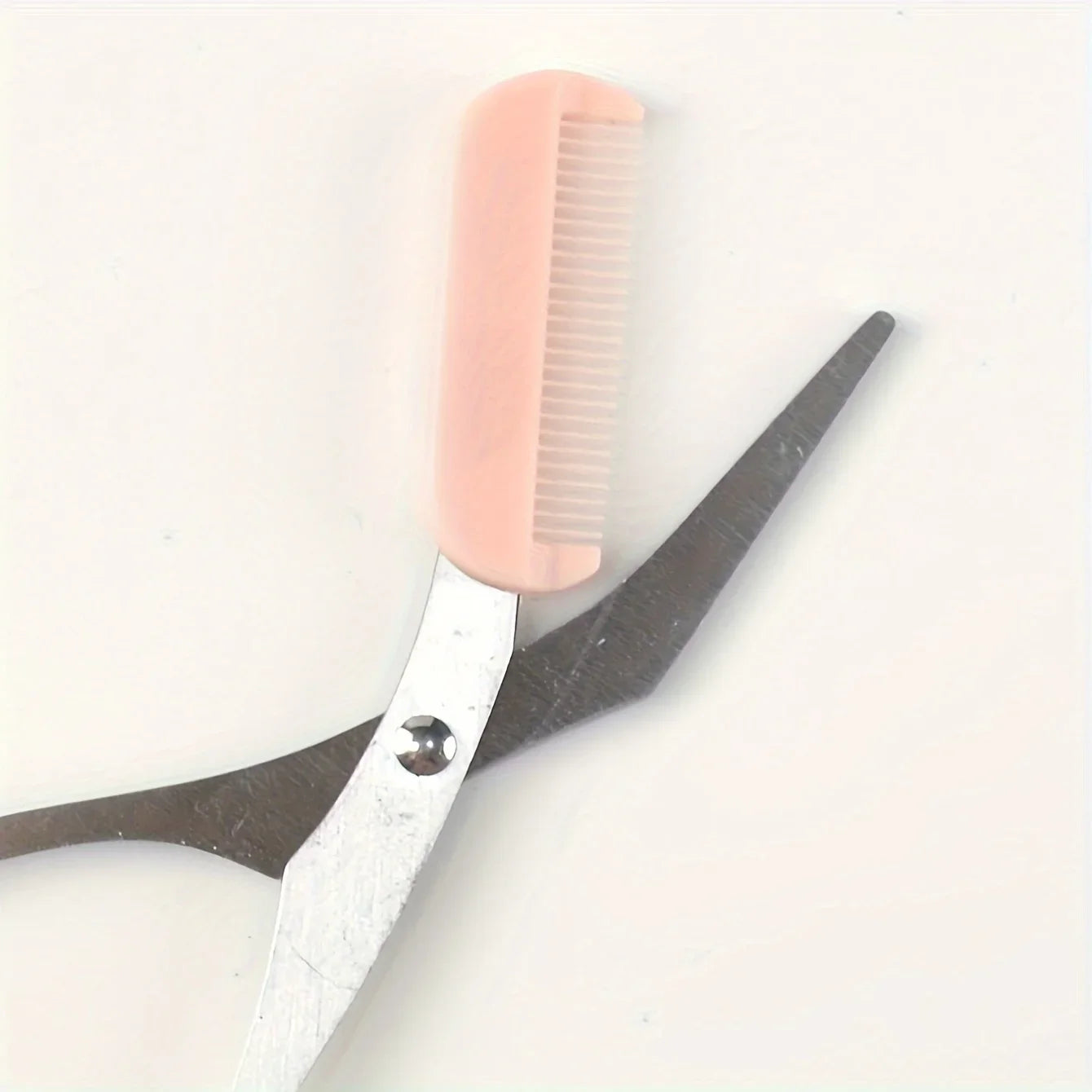 Eyebrow Scissors with Built-In Comb