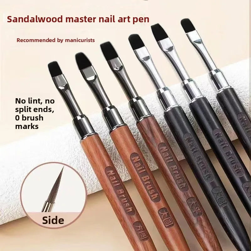 Sandalwood Nail Art Brush Set
