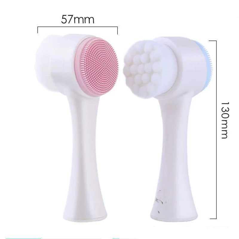 3D Silicone Face Brush – Deep Clean, Gentle Glow