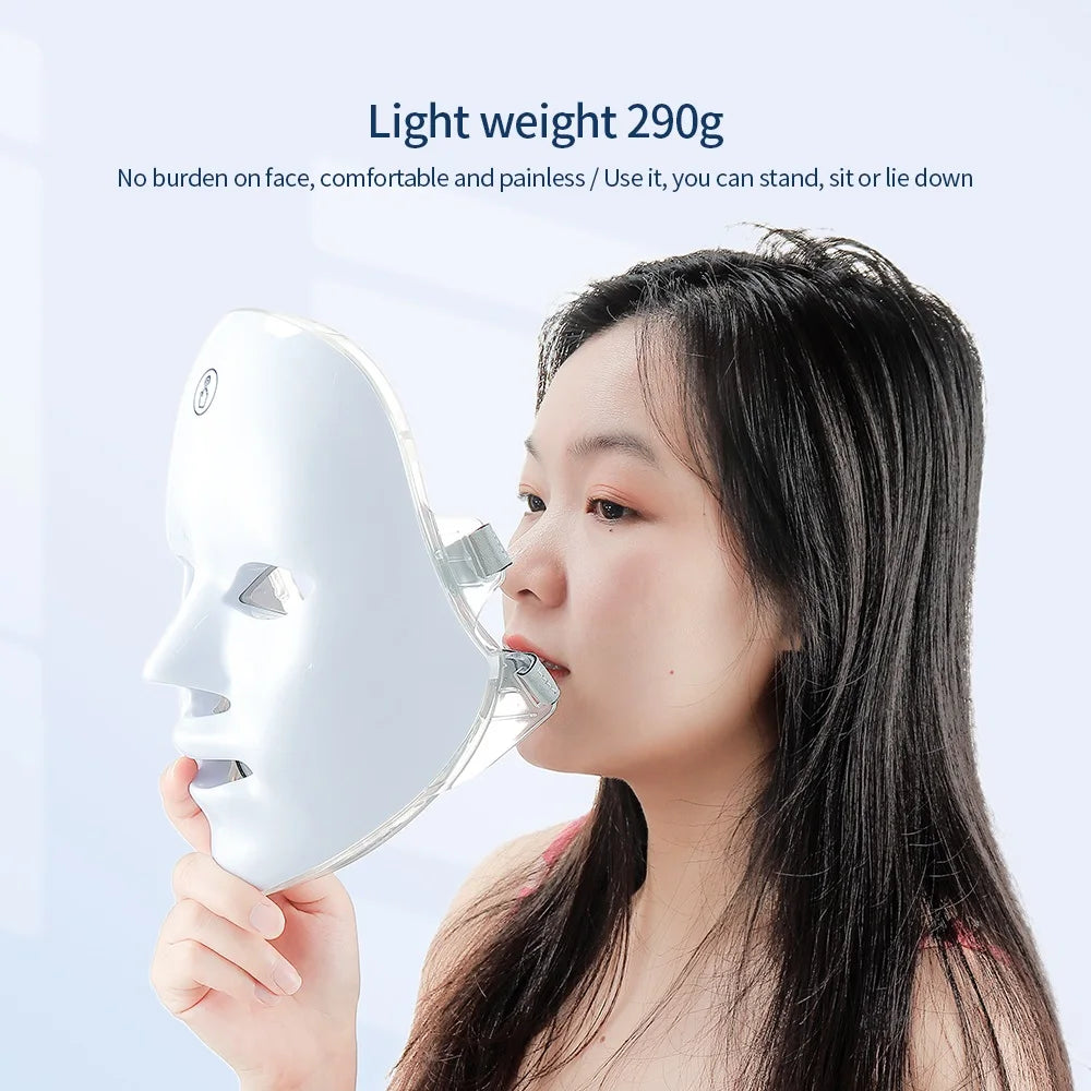 7-Color LED Face & Neck Mask – Lift, Glow, Rejuvenate